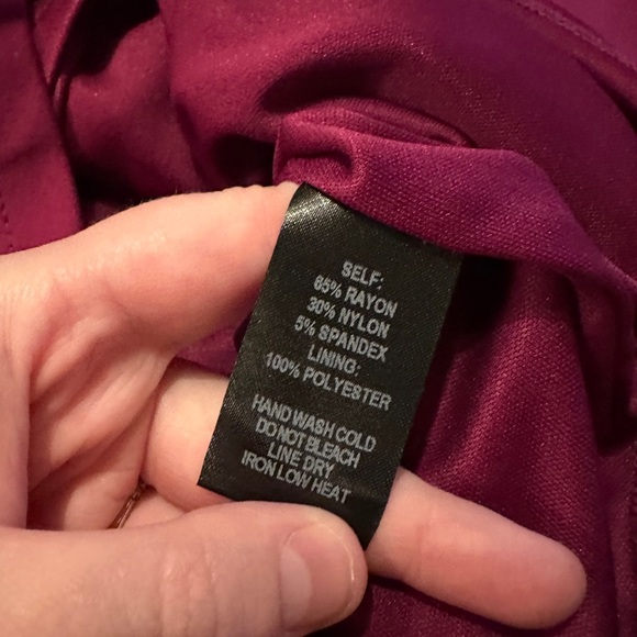 Lulus Precious Thing Magenta Asymmetrical Off The Shoulder Mini‎ Dress Sz S NEW - Picture 8 of 13